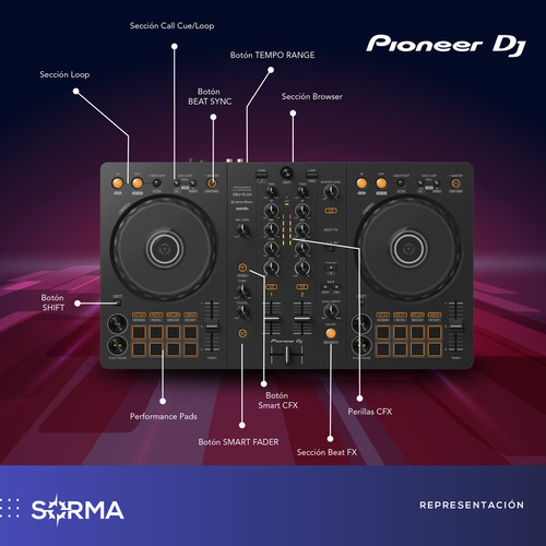 Pioneer Ddj-flx4 Controlador Dj De 2 Canales