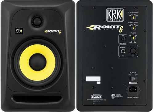 Krk Rockit6 Rp6 G3 Par Monitores Studio Na Sommexe