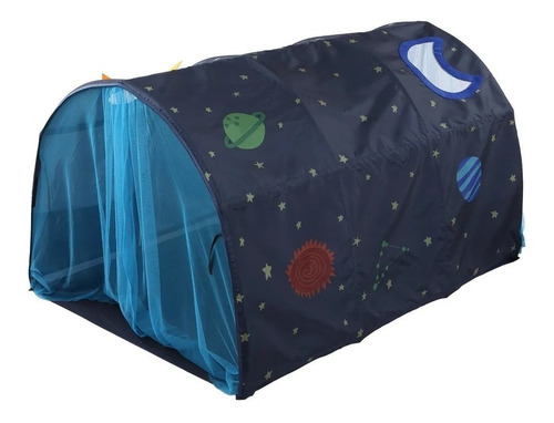 Carpa Túnel Portátil Para Bebé Planetas Cama Tienda Campaña