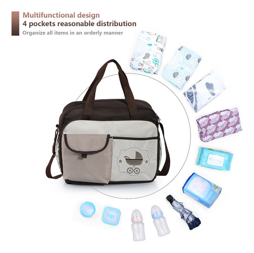 Bolsa De Viaje Para Pañales, Cochecito, Gran Capacidad, De U
