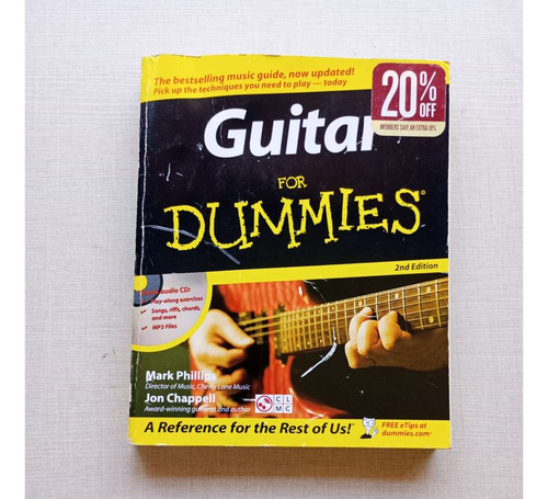 Guitar For Dummies Mark Phillips Jon Chappell 2006 En Inglés