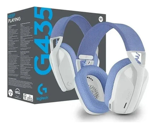 Audifono C/microf. Logitech G435 Bt / Lightspeed White
