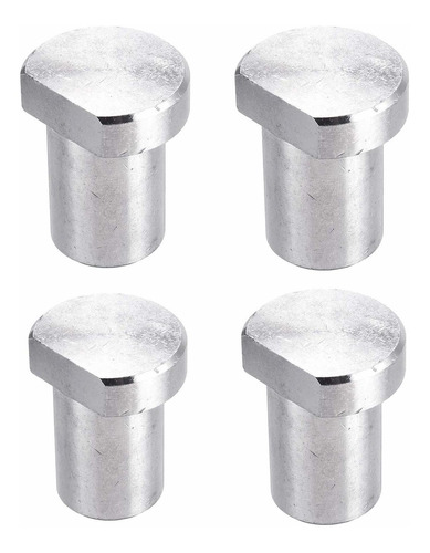 4 Tapones De Acero Inoxidable Para Banco De Trabajo De Carpi