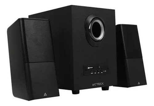 Bocinas Acteck S60 Pc 2.1 Canales Bluetooth 11 W Microsd Usb