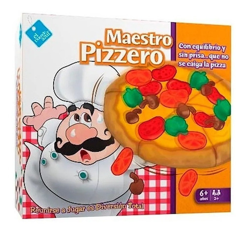 Juego De Mesa Maestro Pizzero - El Duende Azul cantidad de jugadores 2