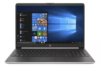 Notebook HP 15-dy1078nr silver 15.6", Intel Core i7 1065G7 8GB de RAM 256GB SSD, Intel Iris Plus Graphics 1366x768px Windows 10 Home