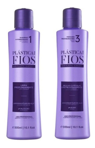Imagem 1 de 3 de Kit Cadiveu Plastica Dos Fios Shampoo E Máscara 300ml