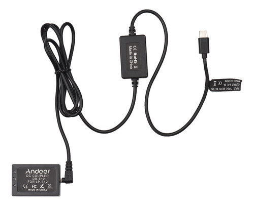 Adaptador De Corriente Dummy M200 Para Cámaras, Cable De Bat