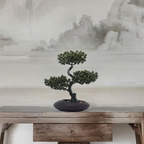 Pino De Bonsai Artificial Realista Pequeñas Falsas De