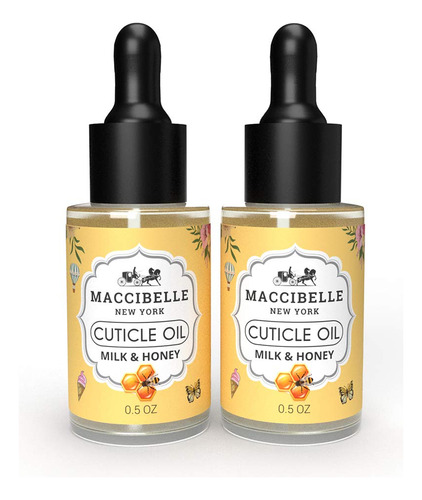 Maccibelle Aceite De Cutculas Leche Y Miel 0.5 Oz Cura Seco