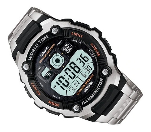 Reloj Casio Digital 10y Ghiberti Ae2000wd1avcf