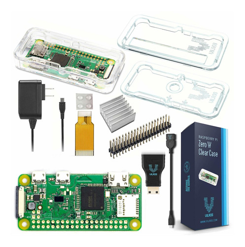 Raspberry Pi Zero W Kit De Arranque Básico Clear Case ...