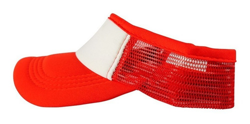 Imagen 2 de 2 de Visera Roja Para Sublimar