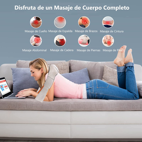 Masajeador De Espalda Y Cuello, Masajeador Eléctrico De