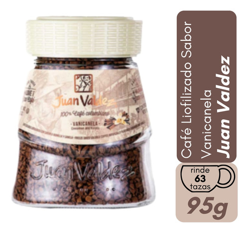 Cafe Instantáneo Liofilizado Vanicanela Juan Valdez 95gr