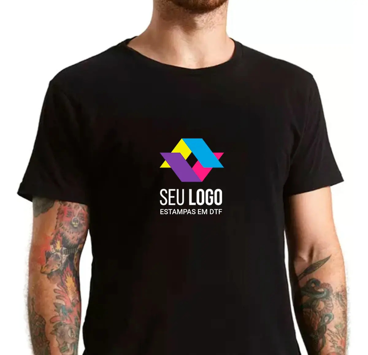 20 Logotipo Termocolante 15x15cm Dtf Têxtil Uniforme Roupa
