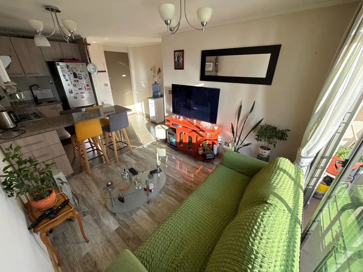 Imagen 4 de 21 de Departamento 2d 1b En Piso 5 Condominio Valparaíso