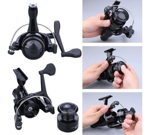 Imagen 4 de 9 de Combo Pesca Reel + Caña 2.10 Mts + Tanza Para Rio Mar