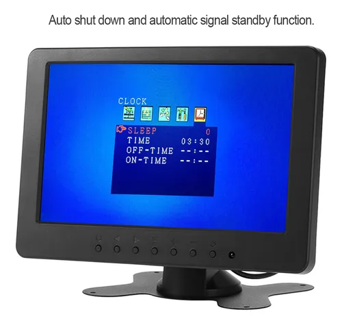 Monitor Dvd Plug Eu Vcd Pulgadas. Tft S701 Audio Pc Security