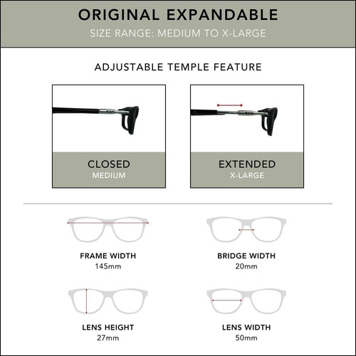 Gafas De Lectura Clic Azul M-xl 2.0x Ajustables