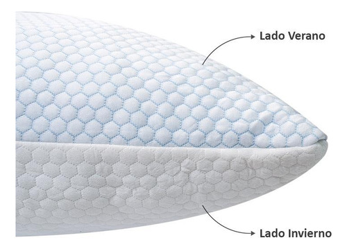 Almohada Memory Invierno Verano 50x70 Lavable - S0648