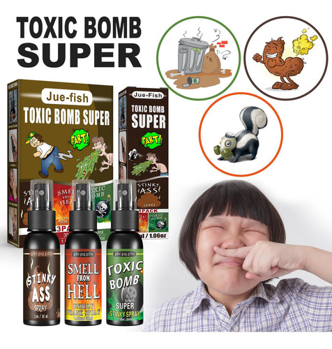 . P Fart Spray, Aerosol For Pedos Extra Fuerte, 30 Ml Potent