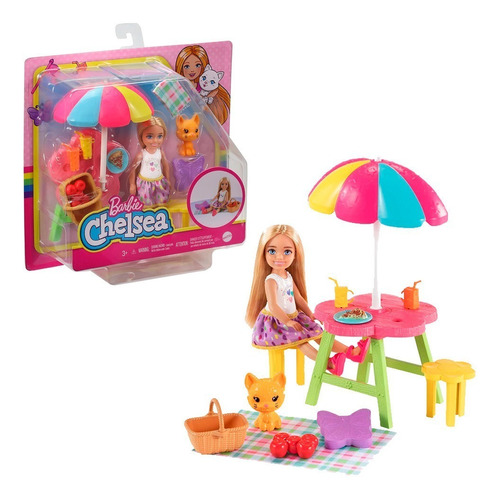 Barbie Conjunto De Piquenique Da Chelsea - Mattel - Hck66