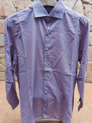 Camisa De Botones Vichi Rojo Ermenegildo Zegna