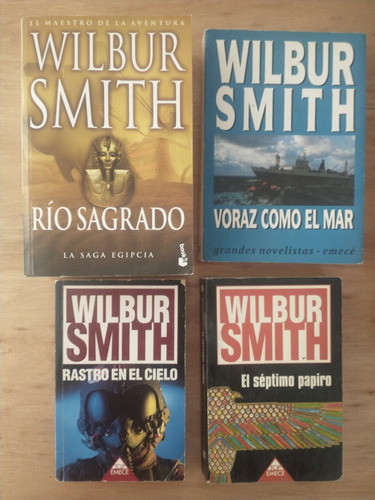 Wilbur Smith - Lote De 4