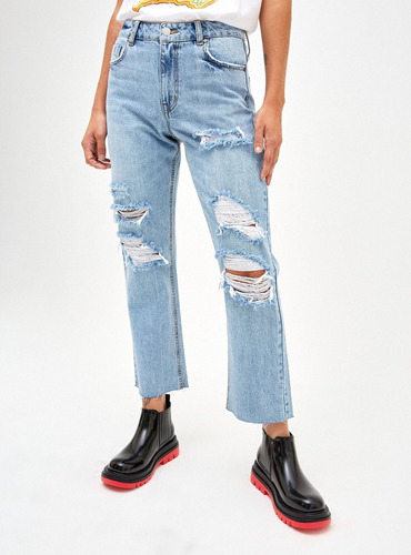 Jeans Mujer Foster Straight Az