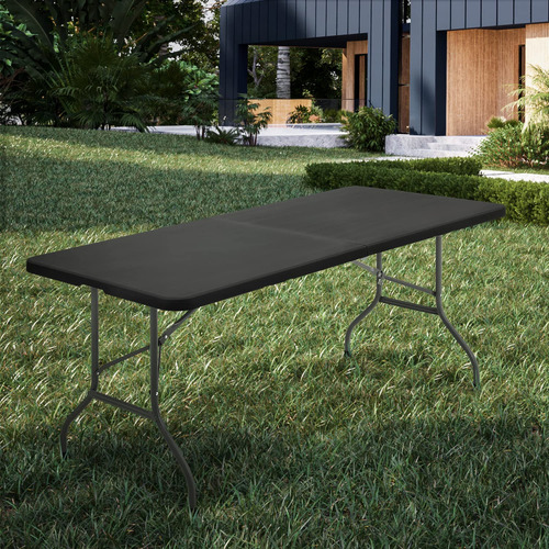 Mesa Plegable Resistente 6 Pies Portátil Para Interior Y Ext