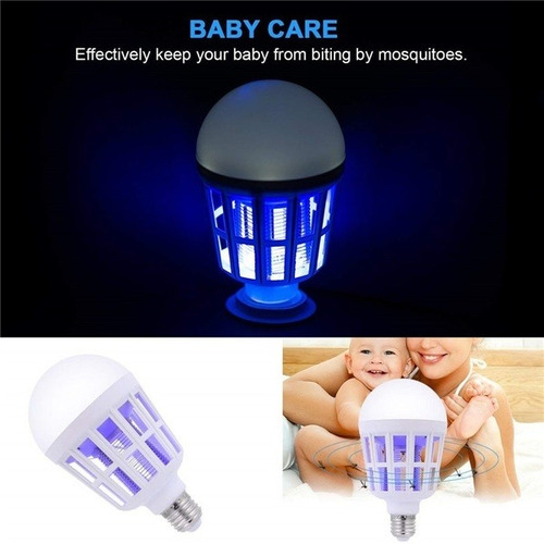Mosquito Assassino Lâmpada Bug Zapper Lâmpada E27