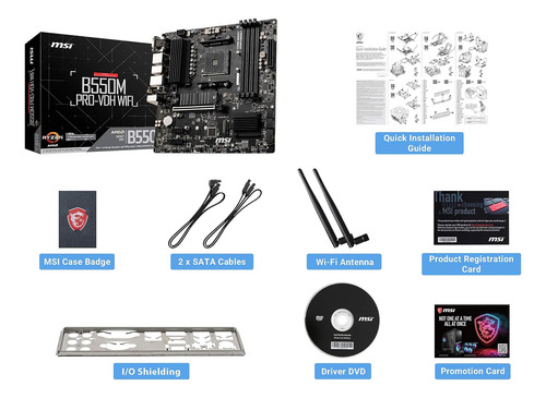 Placas Base Ordenadores Complementos Ordenadores Msi B550...