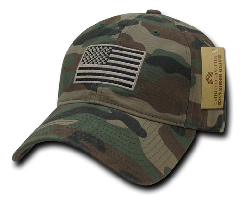 Rapiddominance - Gorra Gráfica Relajada Con Bandera Tonal