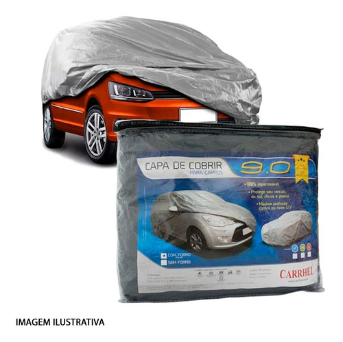 Capa Cobrir Carro 100% Impermeavel Proteção Uv Sol Chuva - M