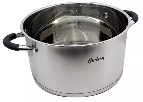 Bateria Cocina Acero Inoxidabl Inducción Triple Fondo Hudson