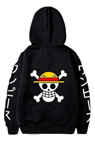 Sudadera Con Capucha De Forro Polar Luffy De Una Pieza De An