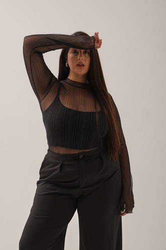 Remeras De Tul Sublimada Polera Magma Mujer Naif