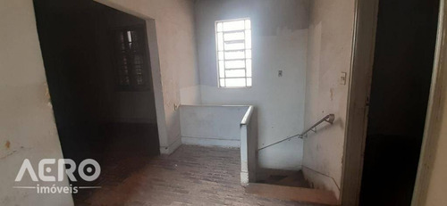Residência Assobradada Para Fins Comerciais No Centro Da Cidade Com Bem Localização, Excelente Para Escritório, Contendo Varias Salas. - Ca2230