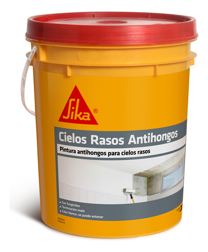 Pintura Cielos Rasos Antihongo Sika 20lts Blanco