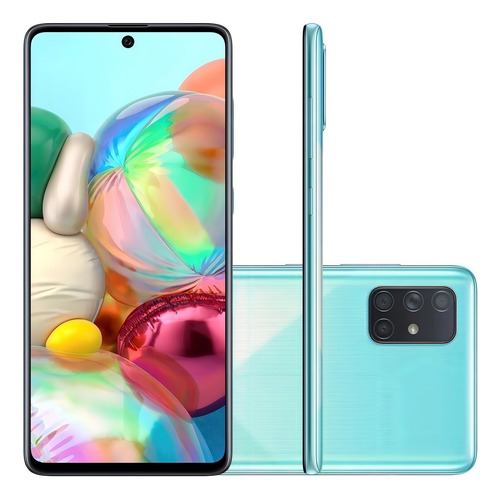 Samsung Galaxy A71 Dual SIM 128 GB prism crush blue 8 GB RAM - Aceptable (Reacondicionado)