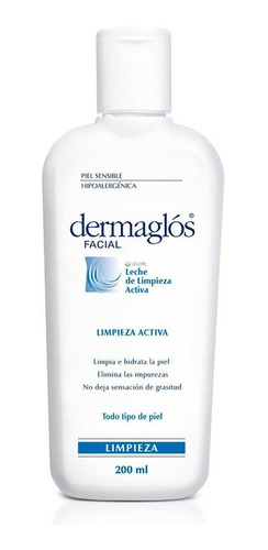 Dermaglos Leche De Limpieza Facial Piel Sensible 200ml