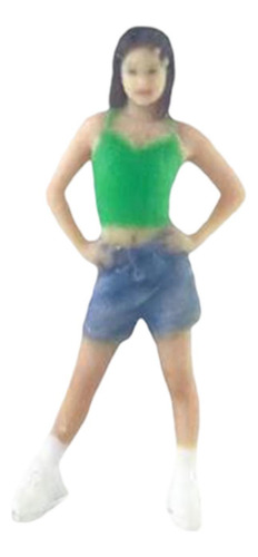 Figura De Niña 1/64, Accesorios De Película De Escena En A