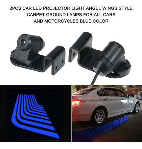 Chh 2pcs Coche Led Proyector Luz Luz De Bienvenida Estilo