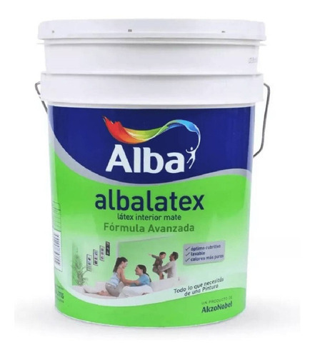 Albalatex Mate Blanco 4lts