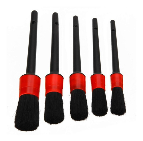 Imagen 1 de 9 de Kit 5 Brochas Pinceles Detallado Premium Detailing -allshine