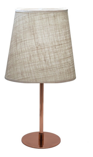 Lampara De Mesa Liv En Cobre O Platil