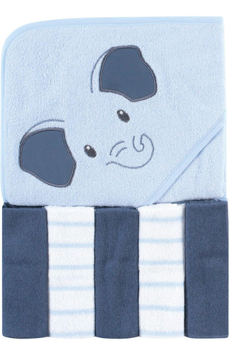 Hudson Baby Toalla Con Capucha Unisex Para Bebé Y Cinco Toal