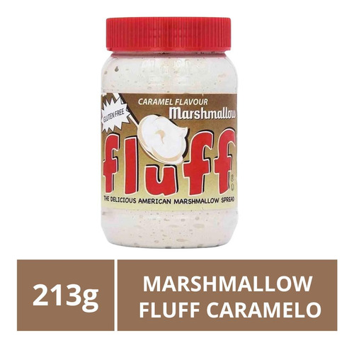 Marshmallow Fluff Americano , Caramelo, Pote 213g