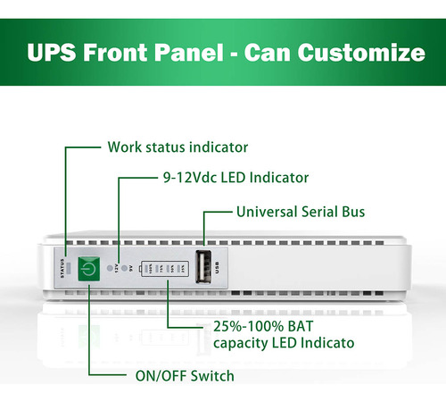 Mini Ups Para Modem Router Poe 8800mah 21w